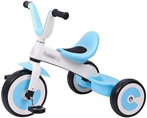 Amazon.com: RRH Triciclo Pedal Triciclo, marco de aleación de magnesio, 3 ruedas, asiento ajustable, para niños de 2 a 6 años y niños pequeños – 35.4 – 47.2 in, azul: Home \u0026 Kitchen