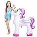 JOYIN 48” Inflatable Unicorn Yard Sprinkler, Inflatable Water Toy for Summer Outdoor Fun, Lawn Sprinkler Toy for Kids