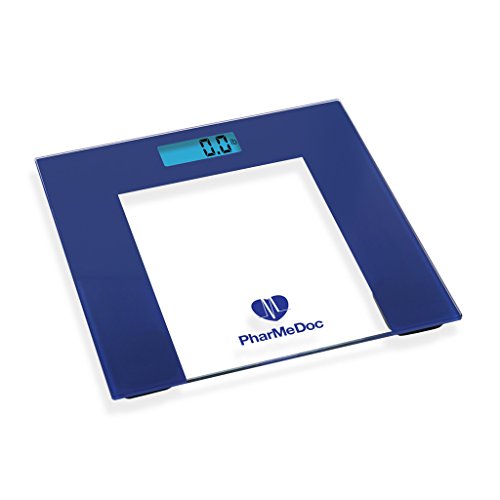 Pharmedoc digital bathroom weight scale - tempered glas…