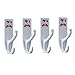 Daixers Powerful Adhesive Hooks,4-Hook (Max Load 6.61 pounds)
