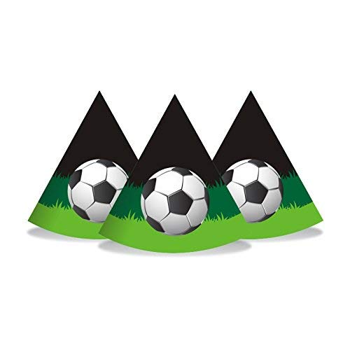 Soccer Party Green And Black Soccer Ball Kids Party Soccer