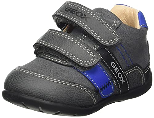 Geox B ELTHAN BOY A, Scarpe Bimbo 0-24, Grigio (Dk Grey/Royal), 19 EU |  Prezzo.it