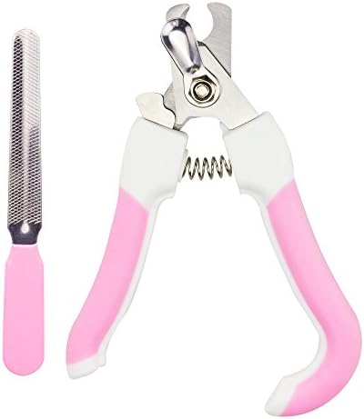 Imesun Dog Nail Clippers and Trimmer with Safety Guard ,Pet Grooming Nail File Quick Sensor with Sharp Stainless Steel Blades Rubber Coated Handle for Small Medium Large Breeds, Blue