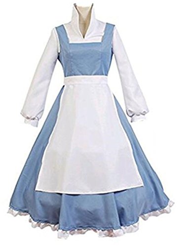 Maid Costume for Women, Adult Housemaid Cosplay Dress Halloween Christmas Fancy Ball