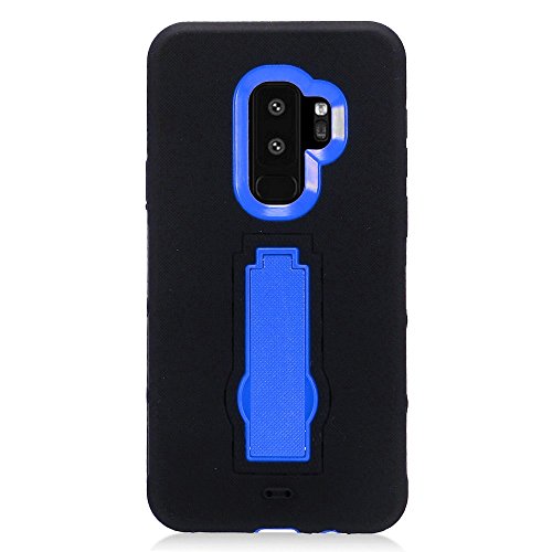 Eagle Cell Galaxy S9+ Plus For Defender,Rugged Hybrid Hard Armor Cover Case |Secure Drop (Blue)