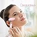 Jade Roller & Gua Sha Scrapper, Abody Facial Massager Roller Set for Skin Rejuvenate, Removing Wrinkles of Face, Eyes, Neck, Body Puffiness, Sliming and Firming, Natural Rose Quartz Roller