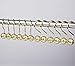 aibee Rustproof Shower Curtain Rings, 100% Rustproof Stainless Steel,Shower Hooks Set of 12 Rings for Shower Rods Gold