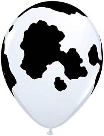 Cow Print Balloon 12" (8) Shower Birthday Wedding Baby Party Supplies Latex Helium Animal Balloons Decorations Celebrate