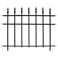 Panacea Products 87103 30"X37" Metal Fence, Black