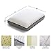 wavveUziz Bamboo Pillow for Sleeping , Unique 3-in-1 Design Bamboo Charcoal Firm Memory Foam Pillow for Side Back Stomach Sleeper-with Zipper Removable and Washable Cover