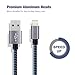 Everdigi iPhone Cable, 3Pack 3FT Lightning to USB Charger Cable Charging Cord Compatible with iPhone 7/ 7 Plus/ SE/ 6s/ 6 /6 Plus/ 6s Plus/ 5s/ 5c/ 5/ iPad Air/ Mini/ iPod Nano/ Touch (Black &Blue)