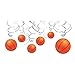 amscan Basketball Swirl Party Decorations
