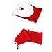 Amberetech 4PC Santa Claus Red Wine Bottle Cover Bags Dinner Table Decoration