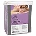 ForPro Premium Flannel 3-Piece Massage Sheet Set, Lavender, for Massage Tables, Includes Massage Flat Sheet, Massage Fitted Sheet, and Massage Fitted Face Rest Cover