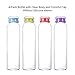 MIU COLOR Glass Water Bottles, for Beverage, Drinking, Juice Bottle, Milk Container, to Go Sports, 16 oz, BPA Free
