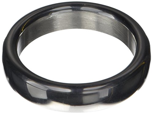M2M Metal C-ring, Stainless Steel With Tribal Design, 1.75