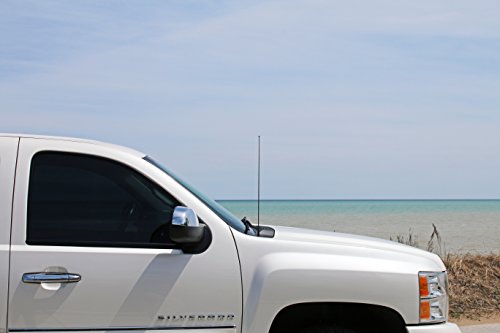 AntennaMastsRus - 2009-2018 Ford F-150 - 21" BLACK Custom Short Antenna Mast SPRING STEEL!!