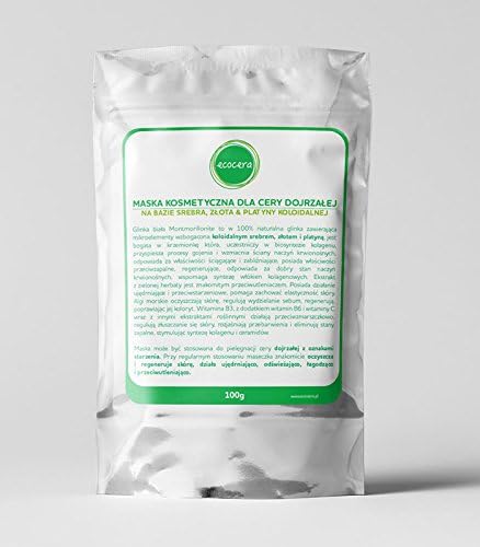 ECOCERA Silver, gold and platinum face mask for mature skin 100g