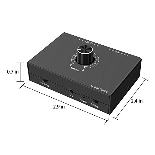 4 Digital+Converter+Optical+Converts+Headphone