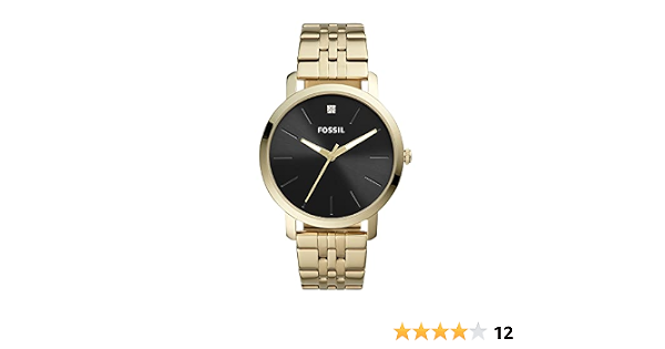 Lux Luther Three-Hand Gold-Tone 