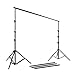 CowboyStudio Photography Backdrop Supporting System with 9 Feet Updated Crossbar and Case