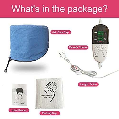 Steam Hair Care Cap for Deep Conditioning, Hair SPA Cap, Adjustable