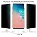 First Protection Galaxy S10 Privacy Tempered Glass Anti-Spy Screen Protector [3D Curved] [Case Friendly] [9H Hardness] for Samsung Galaxy S10 (Black),Easy to Install, No air Bubbles