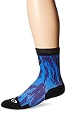 ASICS Multi Print Crew Socks, Blue, Medium