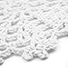 kilofly Crochet Cotton Lace Table Placemats Doilies Value Pack, 4pc, Daisy, White, 13.7 inch