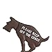 Keep Dog Off The Grass Yard Sign No Pooping Large 8.5