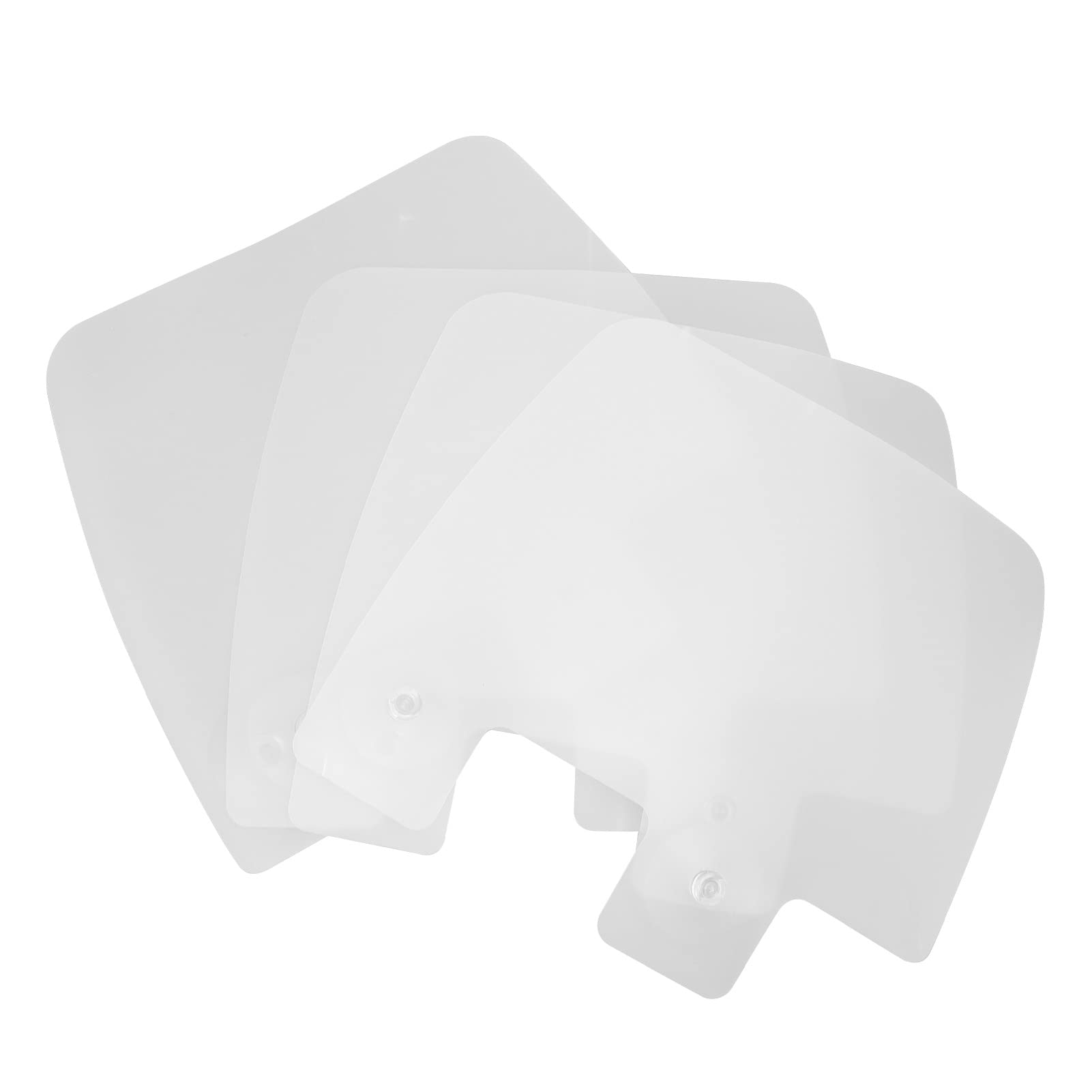 Ozgkee 4 Pieces Sink Splash Guard Suction Anti-Splash Guard Board Retaining Water Separator Prevent Splashing Kitchen Splash Guard Sink with Sucker Sink Water Splash Guard for Kitchen and Bathroom