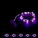 5 Sets RTGS 20 Pink Color Micro LED String Lights Battery Operated on 7 Feet Silver Color Wire