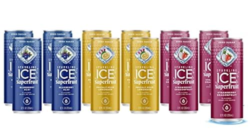 Sparkling ICE Superfruit Flavored Sparkling Water - Variety Pack | 12 ...
