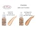 2 Pcs Soft Matte Full Coverage Liquid Foundation Brighten Highlighting Matte Oil Control Concealer Facial Blemish Concealer Color Changing Foundation for Women Girls by alkcam