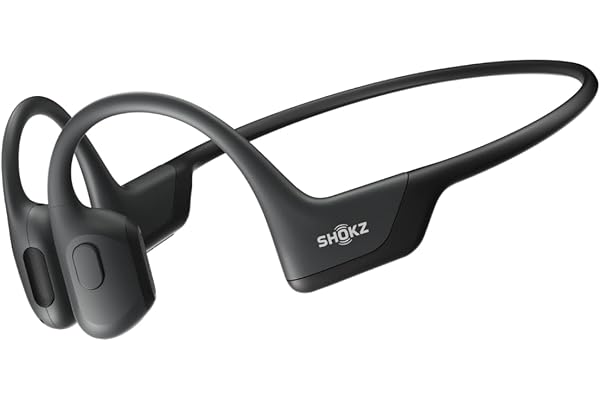 SHOKZ OpenRun Pro - Open-Ear Bluetooth Bone Conduction Sport Headphones - Sweat Resistant Wireless Earphones for Workouts and Running with Premium Deep Base - Built-in Mic, with Hair Band