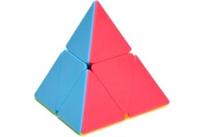 CuberSpeed Pyramorphix stickerless Speed Cube Pyraminx 2x2 Cube Puzzle