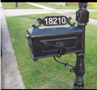 5 Custom+Reflective+Mailbox+Numbers+Decals