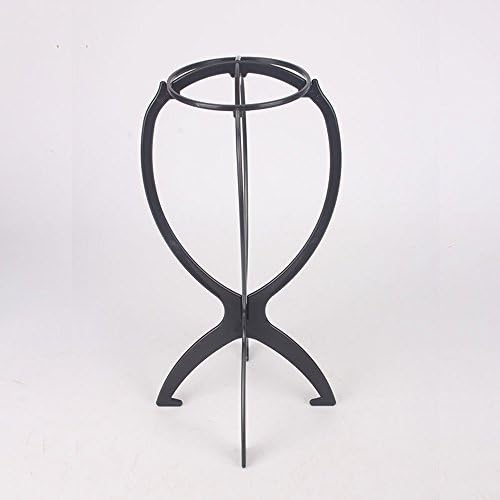 LMHair 1X Wig Stand Folding Stable Durable Wig Hair Hat Cap Holder Stand Display Tool 4 Colors (Black)