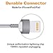 Azhizco iPhone Charger Cable MFi Certified Nylon Braided Lightning to USB Charging and Data Syncing Cord for iPhone XS Max, XR, X, 8, 7, 7 Plus, 6, 6s, 6 Plus, 5, 5c, 5s, SE, 4Pack