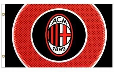 Amazon Com Ac Milan Crest Flag Sports Outdoors