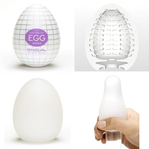 Tenga Egg - Spider - Wit