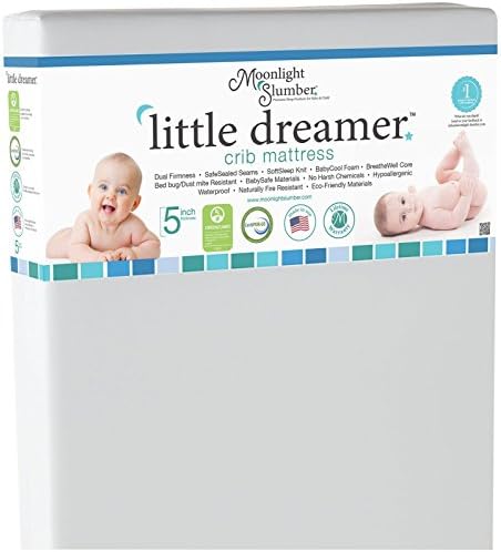 moonlight slumber breathable dual sided baby crib mattress