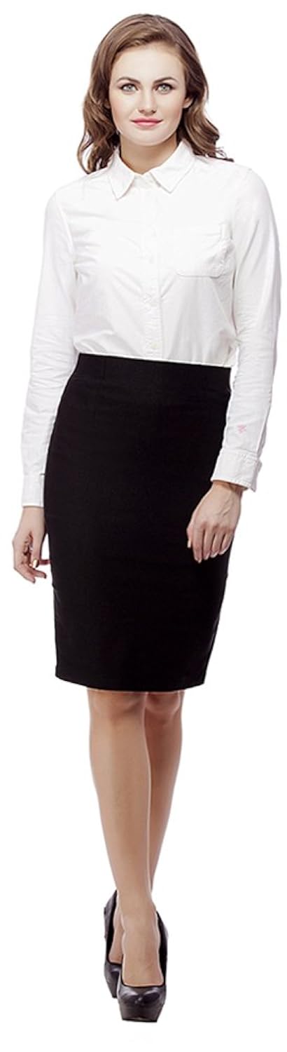 purple feather women's pencil skirt