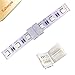 Kabenjee 10X SMD5050 RGBW LED Strip L-Shape Corner Connector,10mm Wide RGBWW 5Pin LED Stripe Solderless Right Angle L Quick Connector Adapter