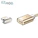 3rd Generation Magnetic Cable Ez4Mob USB Charger Cable Lightning for iPhone 5, 5c, 5s, SE, 6, 6 Plus, 6s, 6s Plus, 7, 7 Plus and Android (Gold)
