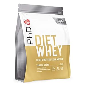 PhD-Nutrition-Diet-Whey-Protein-Powder-Vanilla-Cream-2-kg PhD Nutrition Diet Whey High Protein Lean Matrix, Vanilla Crème Diet Whey Protein Powder, High Protein, 80 Servings Per…