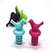 WEFOO Little Bird Wine Bottle Stopper(Assorted Color, Set of 4)