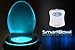 LED Smart Toilet Night Light - Motion Activated Sensor with 16 Colors & Carousal Mode - Fun for Kids and Potty Training - Battery Powered Auto On - Fits Any Toilet, Slim Modern Design by SavvyGear