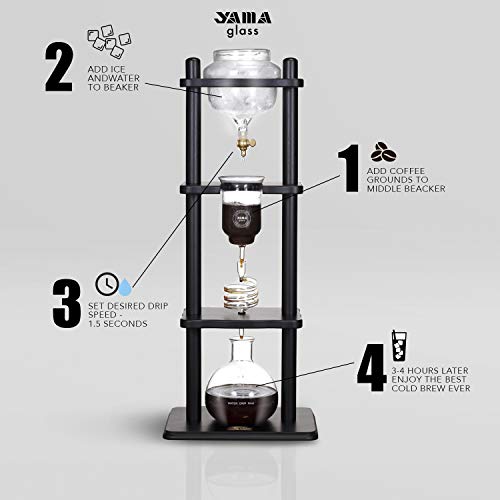 Espresso Parts Yama Cold Brew Coffee Maker With Ice Slow Drip