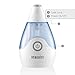 Personal Portable Ultrasonic Cool Mist Humidifier | 650 ML Reservoir, 10 Hour Runtime, Travel Friendly, Single Touch Operation | BONUS WICK FILTER, Whisper Quiet, Compact | HoMedics